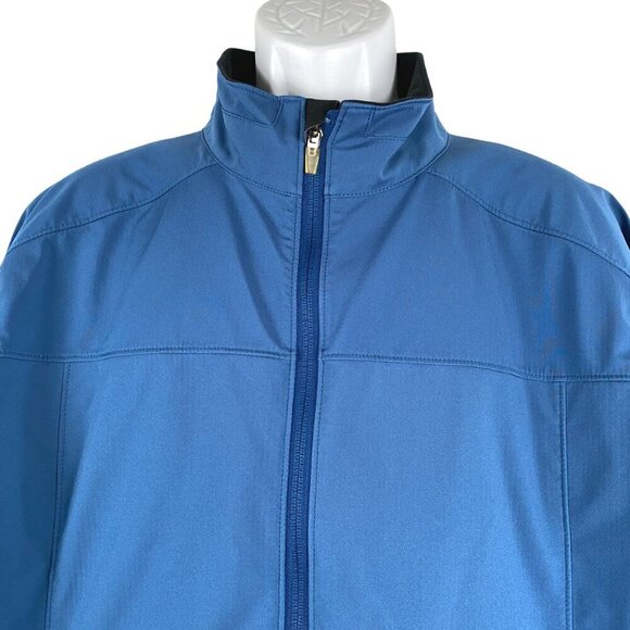 L.L. Bean Jacket Mens XL Blue Full Zip Nylon‎ Outdoor Hiking Camping CJ-1745 - Picture 3 of 12